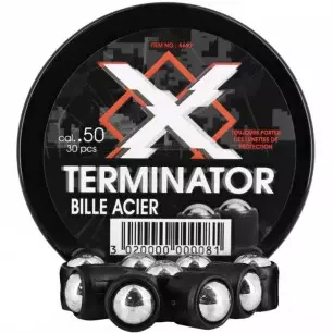 BOITE X-TERMINATOR 30 BILLES ACIER Cal.50 - CLICK ARMS