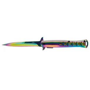THIRD FINE FOLDING KNIFE RAINBOW PATTERN - CLICK ARMS