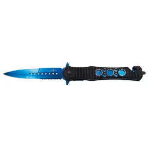 THIRD TACTICAL FOLDING KNIFE BLUE PATTERN - CLICK ARMS