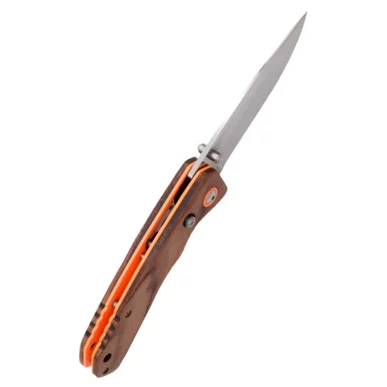 THIRD FOLDING KNIFE WOOD AND STEEL BLADE 8.5CM - CLICK ARMS