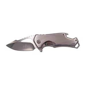 THIRD MINI FOLDING KNIFE CHROME WITH BOTTLE OPENER - CLICK ARMS