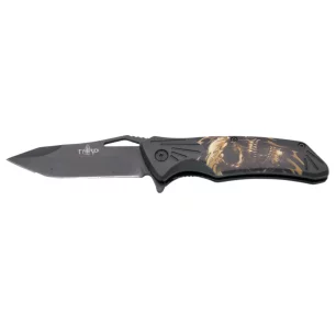 THIRD TACTICAL FOLDING KNIFE SKULL PATTERN - CLICK ARMS
