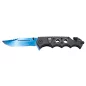 THIRD TACTICAL FOLDING KNIFE SKULL BLUE BLADE