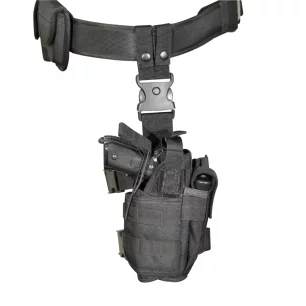 SWISS ARMS BLACK LEG HOLSTER - CLICK ARMS