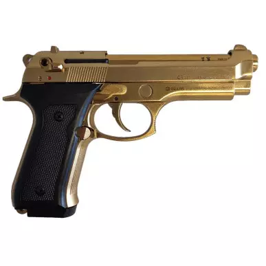 BLOW F92 BLANK PISTOL Gold - 9MM PAK - CLICK ARMS
