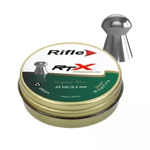 RIFLE PREMIUM RTX LIGHT ROUND HEAD PELLETS 5.5mm x250 - CLICK ARMS