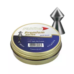 RIFLE PREMIUM POINTED HEAD PELLETS 4.5mm x500 - CLICK ARMS
