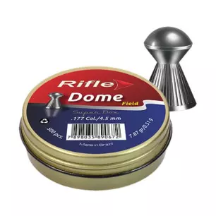 PLOMBS RIFLE FIELD DOME TETE RONDE 4.5mm x500 - CLICK ARMS