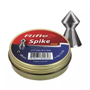 RIFLE FIELD SPIKE POINTED HEAD PELLETS 4.5mm x500 - CLICK ARMS
