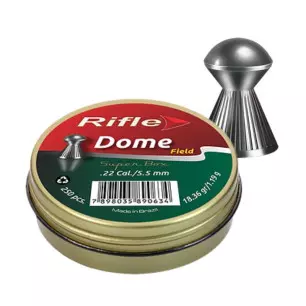 PLOMBS RIFLE FIELD DOME TETE RONDE 5.5mm x250 - CLICK ARMS