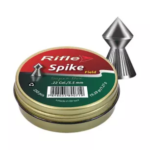RIFLE FIELD SPIKE POINTED HEAD PELLETS 5.5mm x250 - CLICK ARMS