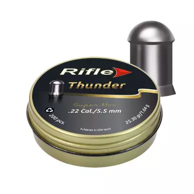 RIFLE FIELD THUNDER PELLETS 5.5mm x200 - CLICK ARMS