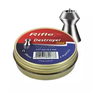 RIFLE FIELD DESTROYER PELLETS 4.5mm x500 - CLICK ARMS
