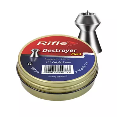 RIFLE FIELD DESTROYER PELLETS 4.5mm x500 - CLICK ARMS