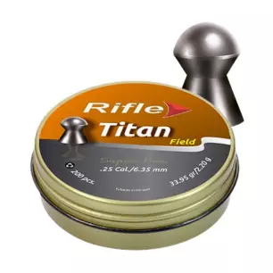 RIFLE FIELD TITAN PELLETS 6.35mm x150 - CLICK ARMS