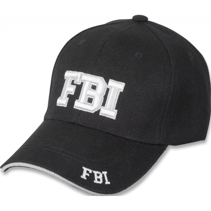 BLACK FBI CAP