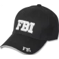 BLACK FBI CAP