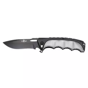 THIRD TACTICAL FOLDING KNIFE BLACK AND GREY - CLICK ARMS