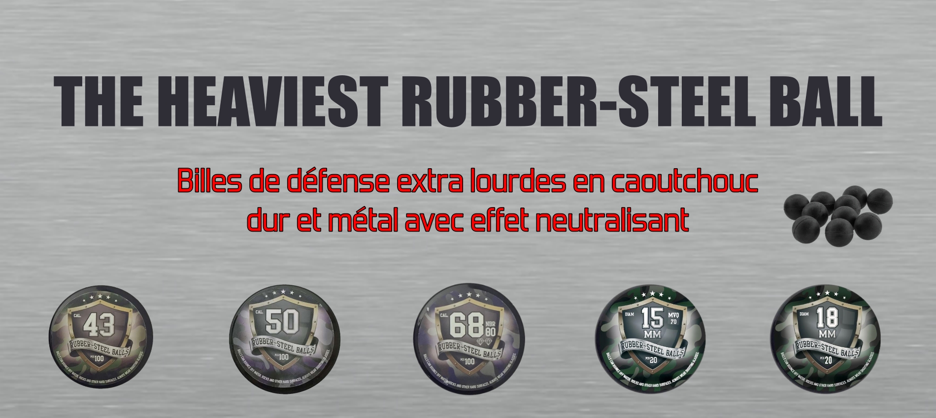 Rubber-Ball & Rubber-Steel Ball